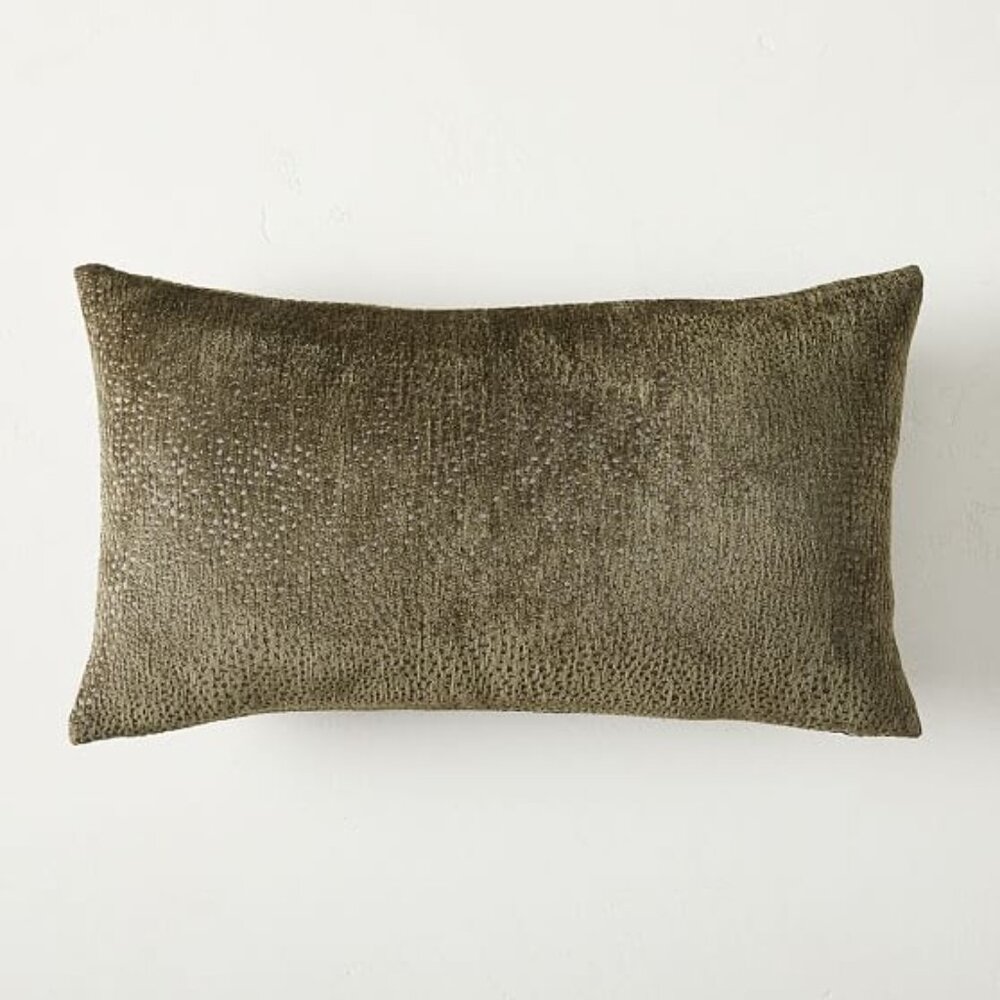 Luxurious green Bolster Pillow